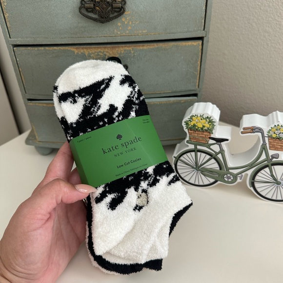 New Kate Spade fuzzy socks 3pk - Picture 1 of 3